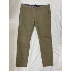 Ted Baker Men's Slim Fit Chino Pants Khaki Tan Business Casual Preppy Sz 36R